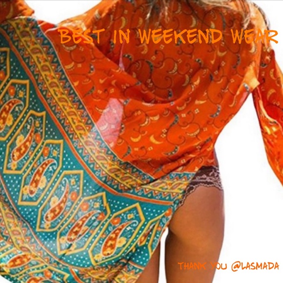 Stunning Duster/Bohemian/Festival/Coverup - Picture 3 of 7